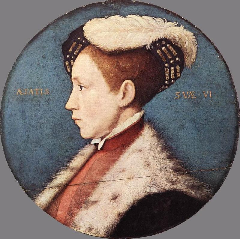 HOLBEIN, Hans the Younger Edward, Prince of Wales d Sweden oil painting art